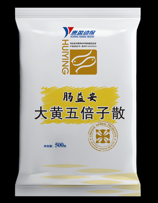 Veterinaría herbaria china de Gallnut del ruibarbo para la enteritis bacteriana de la desintoxicación del claro del calor del camarón