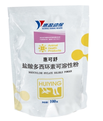 Veterinaría del pollo del tratamiento de Pullorum, polvo soluble del clorhidrato del Doxycycline del 10%